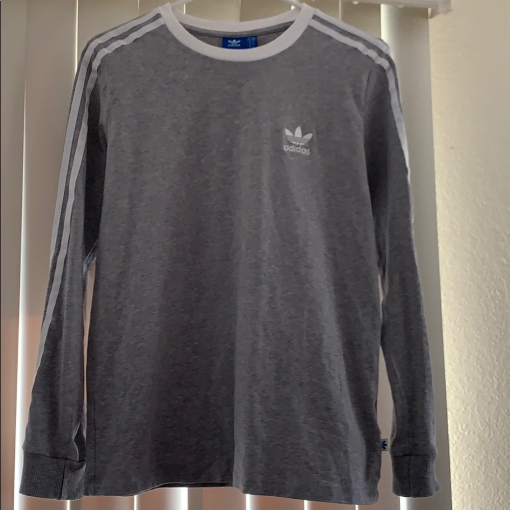 Grey long sleeve adidas